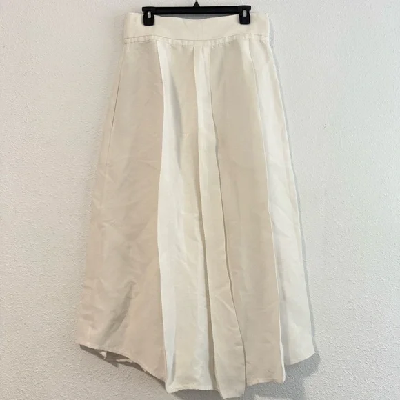 Vince - Belted linen-blend Midi Skirt Size M‎ - Picture 6 of 13
